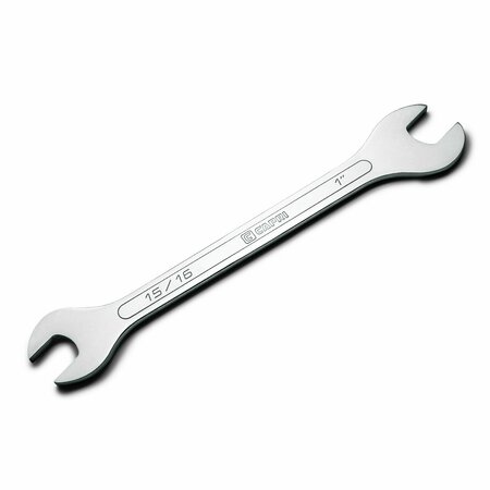 CAPRI TOOLS 15/16 in. x 1 in. Super-Thin Open End Wrench, SAE CP11850-15161